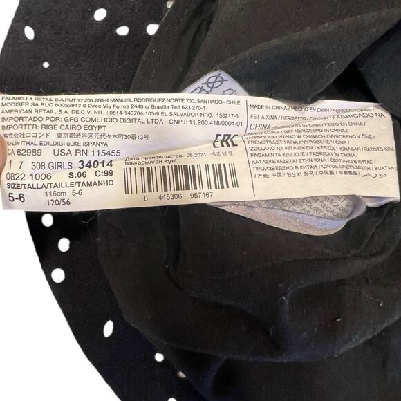 MNG Faux Leather Skirt Girls 5/6 Mini Ruffle Y2K Coquette Fall Layering Rare - Picture 12 of 12